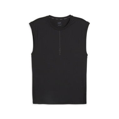 Yogini Lite Mesh Men's Tank Top in Black, Size Small, Polyester/Elastane by PUMA