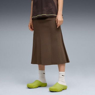 YONA Women's Skirt in Flat Bronze, Size XS, Nylon/Elastane by PUMA