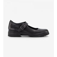 Detailed information about the product Alpha Ava Buckle (C Medium) Junior Girls Mary Jane School Shoes (Black - Size 1)