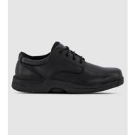 Detailed information about the product Alpha Captain (2E Wide) Senior Boys School Shoes Shoes (Black - Size 10)