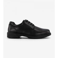 Detailed information about the product Alpha Leo Senior Boys School Shoes Shoes (Black - Size 10.5)