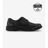 Detailed information about the product Alpha Riley (2E Wide) Senior Boys School Shoes (Black - Size 7)