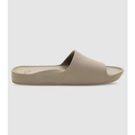 Detailed information about the product Archies Arch Support Unisex Slides Taupe (Brown - Size 10)