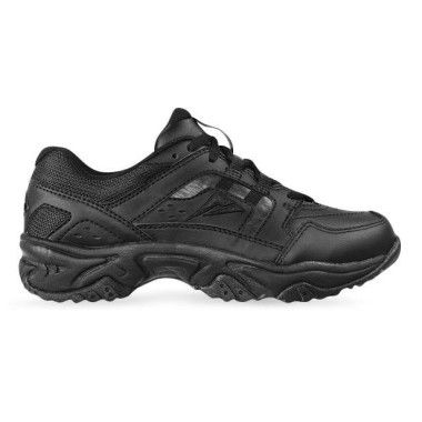 Ascent Cluster 3 Junior School Athletic Shoes (Black - Size 2)