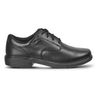 Detailed information about the product Ascent Scholar Junior Boys School Shoes Shoes (Black - Size 1)