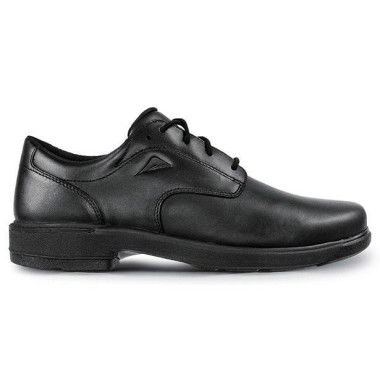 Ascent Scholar Senior Boys School Shoes Shoes (Black - Size 10)