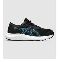 Detailed information about the product Asics Contend 9 (Gs) Kids Shoes (Black - Size 1)