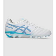 Detailed information about the product Asics Ds Light Jr (Fg) (Gs) Kids Football Boots Shoes (White - Size 1)