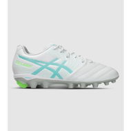 Detailed information about the product Asics Ds Light Jr (Fg) Kids Football Boots Shoes (White - Size 1)