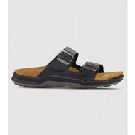 Detailed information about the product Birkenstock Arizona Waxy Leather Mens Slide (Black - Size 40)