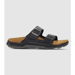Birkenstock Arizona Waxy Leather Mens Slide (Black - Size 44). Available at The Athletes Foot for $279.99