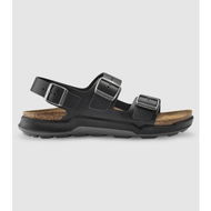 Detailed information about the product Birkenstock Milano Waxy Leather Mens Sandal (Black - Size 40)