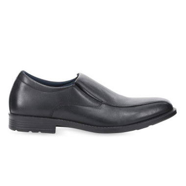 Clarks Berkley (F Wide) Senior Boys School Shoes (Black - Size 7.5)