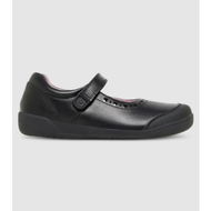 Detailed information about the product Clarks Bianca (D Narrow) Junior Girls Mary Jane School Shoes (Black - Size 1)