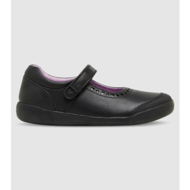 Detailed information about the product Clarks Blake (D Narrow) Junior Girls Mary Jane School Shoes Shoes (Black - Size 12)