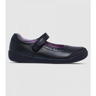 Detailed information about the product Clarks Bonnie (D Narrow) Junior Girls Mary Jane School Shoes (Black - Size 12.5)