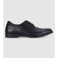 Detailed information about the product Clarks Boston (F Wide) Senior Boys School Shoes Shoes (Black - Size 13)