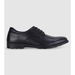 Clarks Boston (F Wide) Senior Boys School Shoes Shoes (Black - Size 13). Available at The Athletes Foot for $119.99