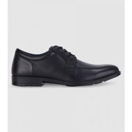 Detailed information about the product Clarks Brooklyn (F Wide) Senior Boys School Shoes Shoes (Black - Size 6.5)