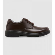 Detailed information about the product Clarks Daytona (C Extra Narrow) Junior Boys School Shoes Shoes (Brown - Size 3)