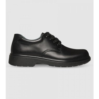 Clarks Daytona (D Narrow) Senior Boys School Shoes Shoes (Black - Size 8.5)