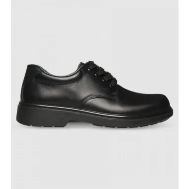 Clarks Daytona (F Wide) Senior Boys School Shoes Shoes (Black - Size 13)