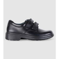 Detailed information about the product Clarks Denver (F Wide) Junior Boys School Shoes Shoes (Black - Size 2)