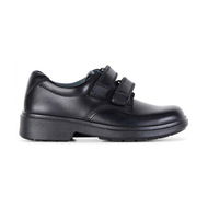 Detailed information about the product Clarks Denver (F Wide) Junior Boys School Shoes Shoes (Black - Size 3)