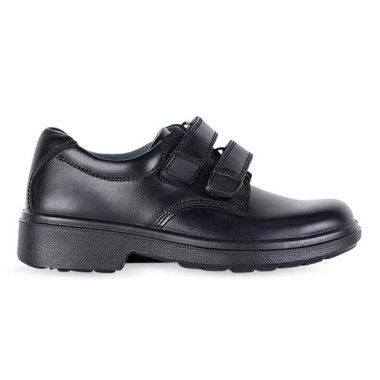 Clarks Denver Junior Girls School Shoes Shoes (Black - Size 3)