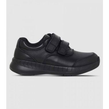 Clarks Hurry Junior Shoes (Black - Size 1)