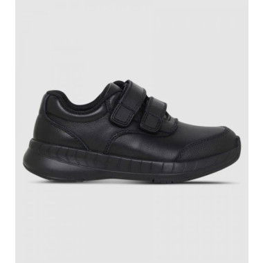 Clarks Hurry Junior Shoes (Black - Size 11)