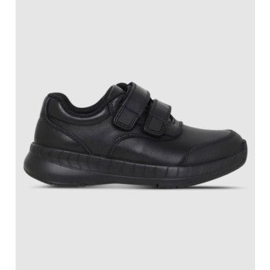 Clarks Hurry Junior Shoes (Black - Size 8)