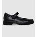 Clarks Indulge (F Wide) Junior Girls Mary Jane School Shoes Shoes (Black - Size 13.5). Available at The Athletes Foot for $139.99