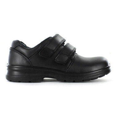 Clarks Lochie Junior School Shoes Shoes (Black - Size 10)