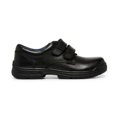 Clarks Mentor Junior Girls School Shoes Shoes (Black - Size 9)