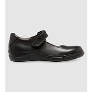 Detailed information about the product Clarks Petite (D Narrow) Junior Girls Mary Jane School Shoes Shoes (Black - Size 1)