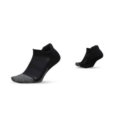 Feetures Elite Ultra Light Cushion No Show Tab Black Shoes ( - Size SML)