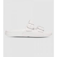 Detailed information about the product Fitflop Iqushion Two Bar Buckle Womens Slide (White - Size 11)