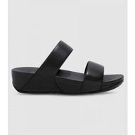 Detailed information about the product Fitflop Lulu Leather Womens Slide (Black - Size 10)