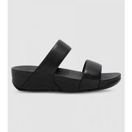 Detailed information about the product Fitflop Lulu Leather Womens Slide (Black - Size 11)