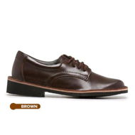 Detailed information about the product Harrison Indy 2 Senior Girls School Shoes Shoes (Brown - Size 7)