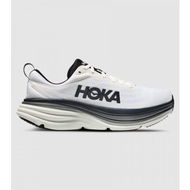 Detailed information about the product Hoka Bondi 8 (2E Wide) Mens (White - Size 11.5)