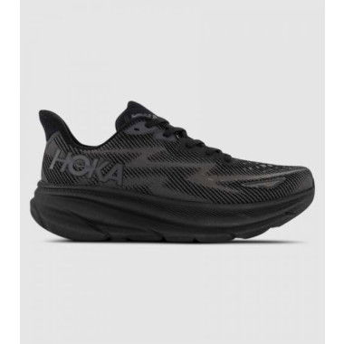 Hoka Clifton 9 (2E Wide) Mens Shoes (Black - Size 13)