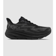 Detailed information about the product Hoka Clifton 9 (2E Wide) Mens Shoes (Black - Size 7)