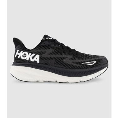 Hoka Clifton 9 (2E Wide) Mens Shoes (Black - Size 7.5)