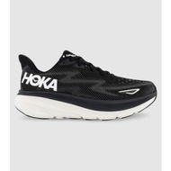 Detailed information about the product Hoka Clifton 9 (2E Wide) Mens Shoes (Black - Size 7.5)