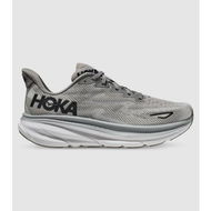 Detailed information about the product Hoka Clifton 9 (2E Wide) Mens Shoes (Grey - Size 13)