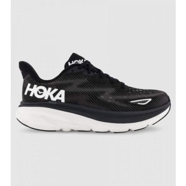 Hoka Clifton 9 (D Wide) Womens Shoes (Black - Size 10)