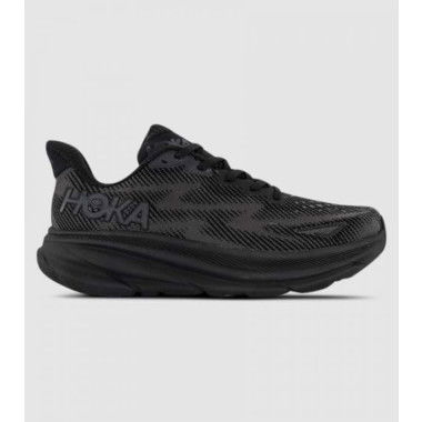 Hoka Clifton 9 (D Wide) Womens Shoes (Black - Size 10.5)