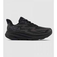 Detailed information about the product Hoka Clifton 9 (D Wide) Womens Shoes (Black - Size 10.5)